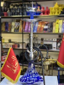 ست قلیان DH وارداتی بدنه نقره ای شیشه ابروبادی دارای شلنگ و سری سیلیکونی ست قلیان DH وارداتی بدنه نقره ای شیشه ابروبادی کد DH113