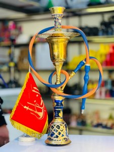 ست کامل قلیان برنجی یخدان دار کد 1007