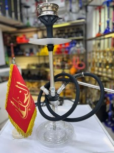 ست قلیان استارباز مینی بدنه نقره ای چهارشلنگ شیشه شب تاب دارای شلنگ و سری سیلیکونی ست قلیان استارباز مینی بدنه نقره ای چهارشلنگ شیشه شب تاب کد ST158