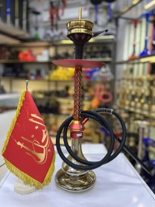 ست قلیان استارباز مینی بدنه تمام سوپاپ قرمز طلایی شیشه جیوه ای دارای شلنگ و سری سیلیکونی ست قلیان استارباز مینی بدنه تمام سوپاپ قرمز طلایی شیشه جیوه ای کد ST165