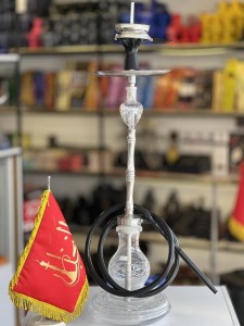 ست قلیان سزار بدنه شمش شیشه کریستال کد SE103