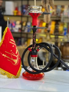 ست قلیان مینی پورش دیزاین بدنه مشکی صورتی شیشه شفاف ته قرمز دارای شلنگ و سری سیلیکونی ست قلیان مینی پورش دیزاین بدنه مشکی صورتی شیشه شفاف ته قرمز کد P104