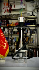 ست قلیان SHISHABUCKS بدنه استیل نقره ای فانتزی کد SH102