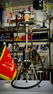 ست قلیان SHISHABUCKS بدنه استیل دودی فانتزی کد SH104