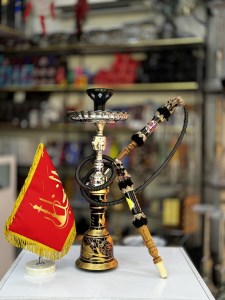 ست کامل قلیان تنه برنجی کد 1033