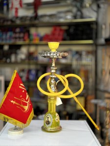 ست کامل قلیان تنه برنجی کد 1035