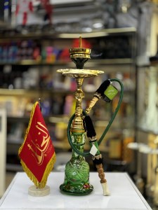 ست کامل قلیان تنه برنجی کد 1039