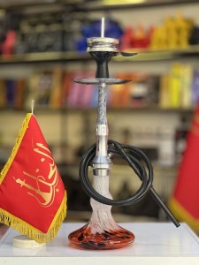 ست قلیان DH بدنه رزین شیشه ابروبادی کد DH138