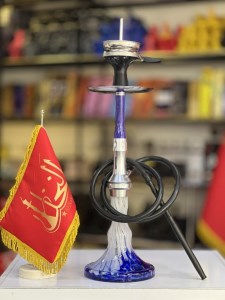 ست قلیان DH بدنه رزین شیشه ابروبادی کد DH139