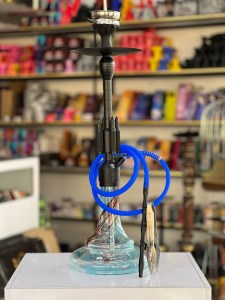 ست قلیان FSV موشکی بدنه مشکی شیره گیر دار شیشه ابرو بادی کد FSV103