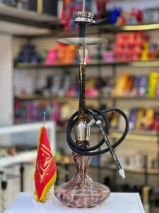 ست قلیان FSV بدنه رزین شیره گیر دار شیشه ابرو بادی کد FSV131