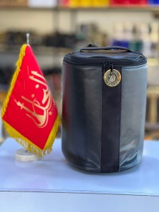 کیف قلیان ضربه گیردار لاین کینگ سایز متوسط مشکیBG 101