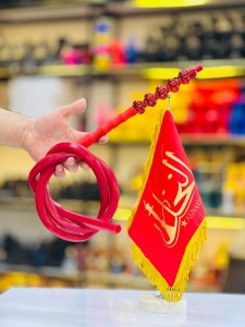 شلنگ سیلیکون قلیان شش ضلعی قرمز