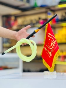 شلنگ کربن سیلیکون شب تاب قلیان لیمویی