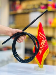 شلنگ سیلیکون قلیان مشکی