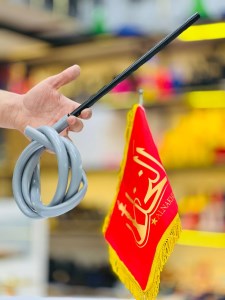 شلنگ سیلیکون قلیان طوسی