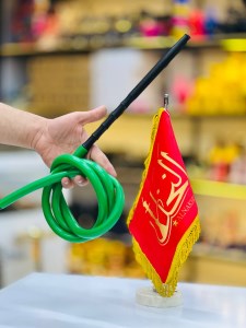 شلنگ سیلیکون قلیان سبز