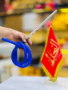 شلنگ سیلیکون قلیان آبی