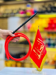 شلنگ کربن سیلیکون قلیان قرمز