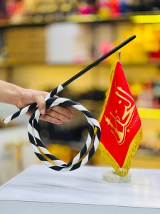 شلنگ کربن سیلیکون قلیان سفید مشکی