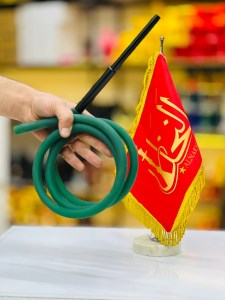 شلنگ کربن سیلیکون قلیان سبز یشمی