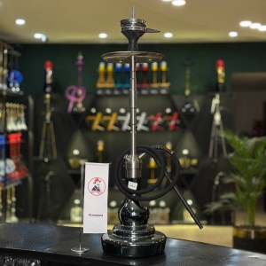 قلیان کرنو بزرگ نیویورک بدنه نقره ای شیشه سه پله جیوه ای کد KE110 قلیان کرنو بزرگ نیویورک بدنه نقره ای شیشه سه پله جیوه ای کد KE110