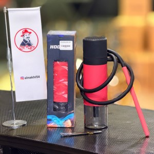 قلیان مسافرتی لیوانی قرمز