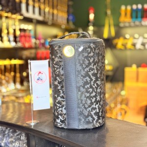 کیف سایز بزرگ دایی حسین مشکی مخمل پلنگی