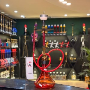 ست قلیان موسو بزرگ سندلوس قرمز بدنه طلایی شیشه کریستال قرمز کد MO109 ست قلیان موسو بزرگ سندلوس قرمز بدنه طلایی شیشه کریستال قرمز کد MO109