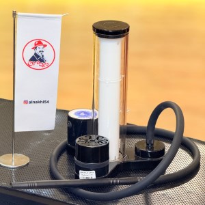 قلیان لاین کینگ فضایی بدنه مشکی کد LA120