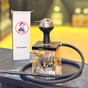 قلیان لاین کینگ مگنتی سایز کوچک طلایی مشکی کدLA121